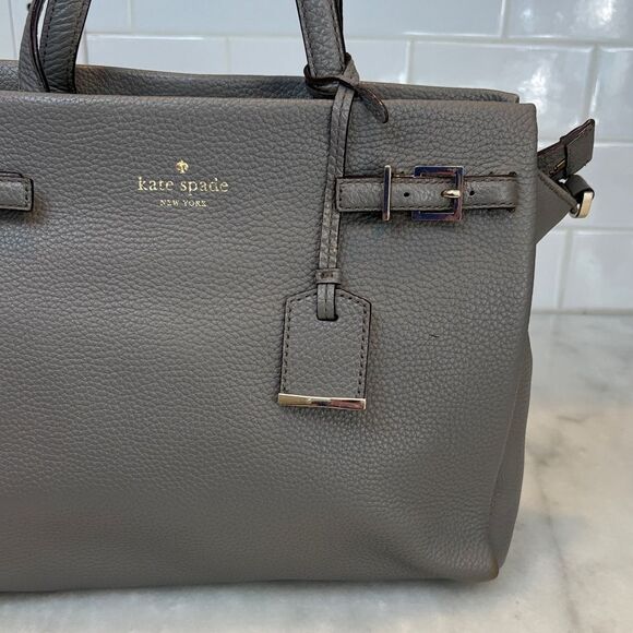 Kate Spade Holden Street Lainie Pebbled Leather Convertible Satchel Shoulder Bag - Picture 4 of 16